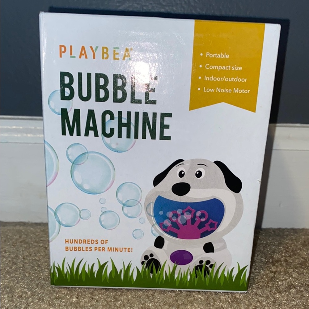 Playbea Portable Dog Bubble Machine